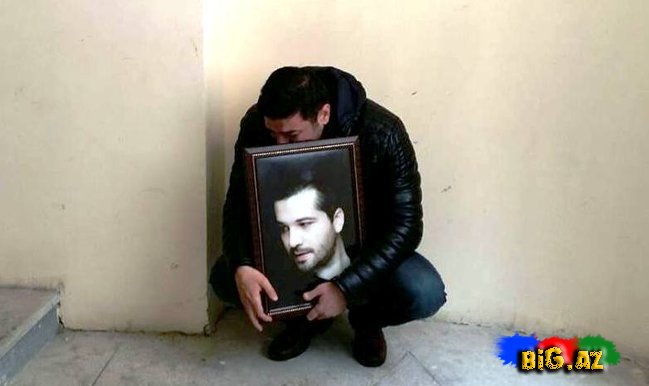 Kənan M.M. Şahinin şəklini qucaqlayıb için-için ağladı - FOTOLAR