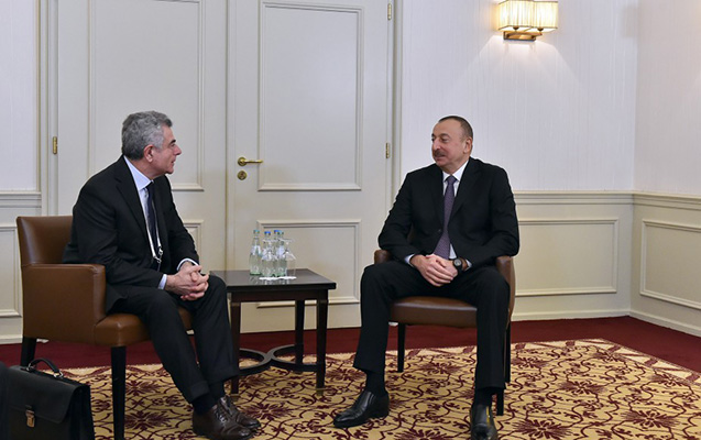 Prezident “Leonardo” şirkətinin direktoru ilə görüşdü