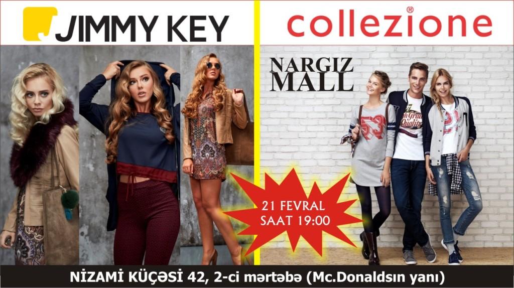 21 fevralda Bakıda 2 böyük dükan açılır – “JIMMY KEY” VƏ “COLLEZIONE” (VİDEO+FOTO)