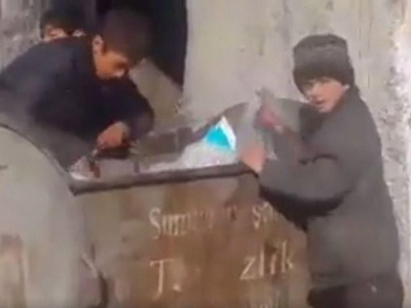 Hər kəs Sumqayıtdakı zibilyığan bu uşaqlardan danışır - VİDEO