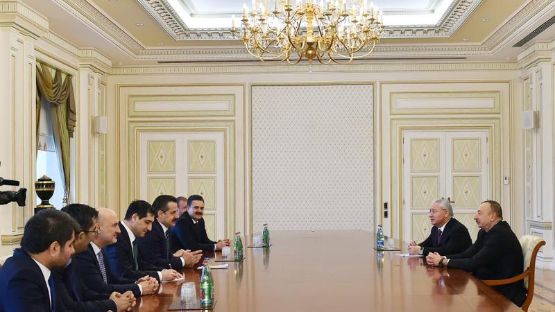 Prezident türkiyəli naziri qəbul etdi