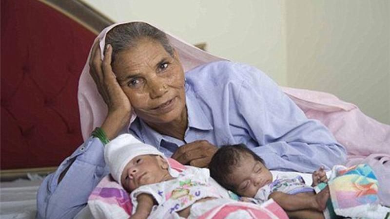 BU DA OLDU: 85 yaşında əkiz uşağı dünyaya gəldi - VİDEO