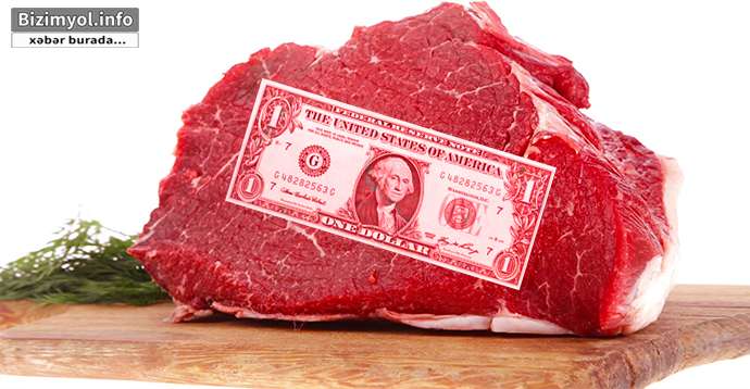 Xaricdən 1 dollara alınan ət 10 manata satılır