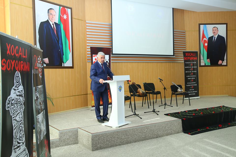 Binəqədi rayonunda Xocalı faciəsinin 25-ci il dönümü ilə əlaqədar  “Xocalı harayı” adlı tədbir keçirildi