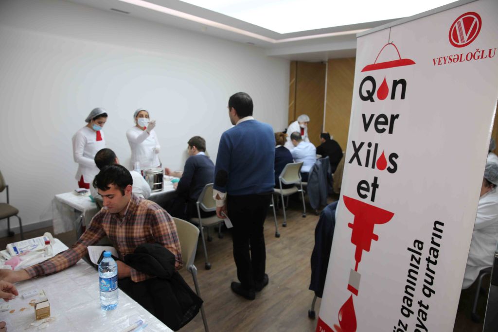 Veysəloğlu Şirkətlər Qrupu “Bir damla qan qurtarılan bir can” adlı növbəti qanvermə aksiyasını həyata keçirdi