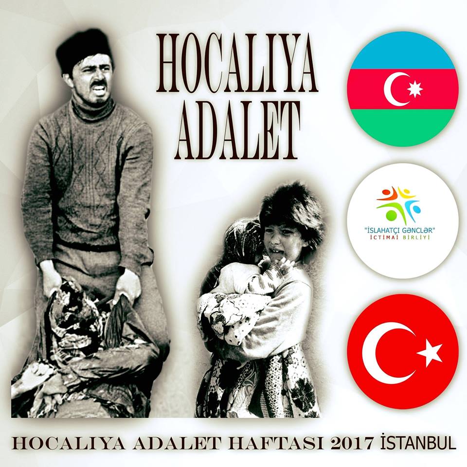 İstanbulda Xocalıya Ədalət Həftəsi keçirilib-FOTOLAR