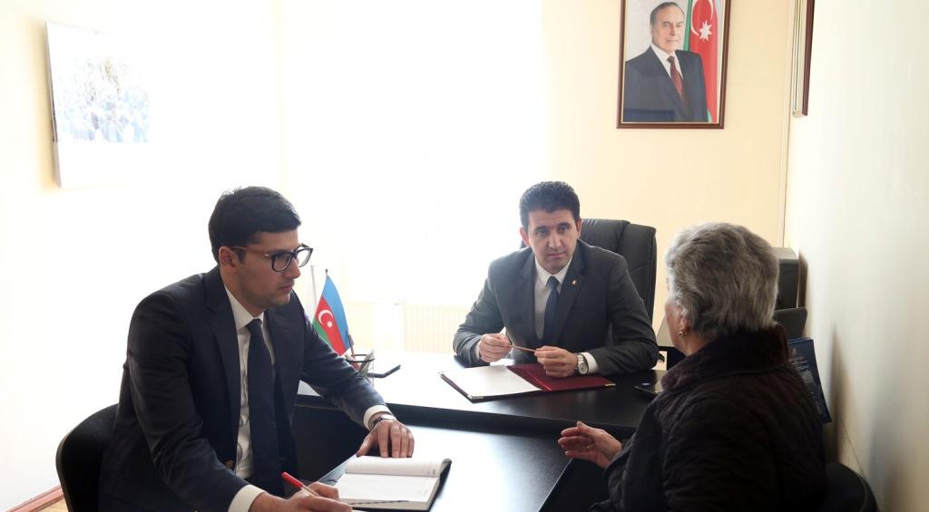 Naqif Həmzəyev Gəncədə seçiciləri qəbul edib - Foto