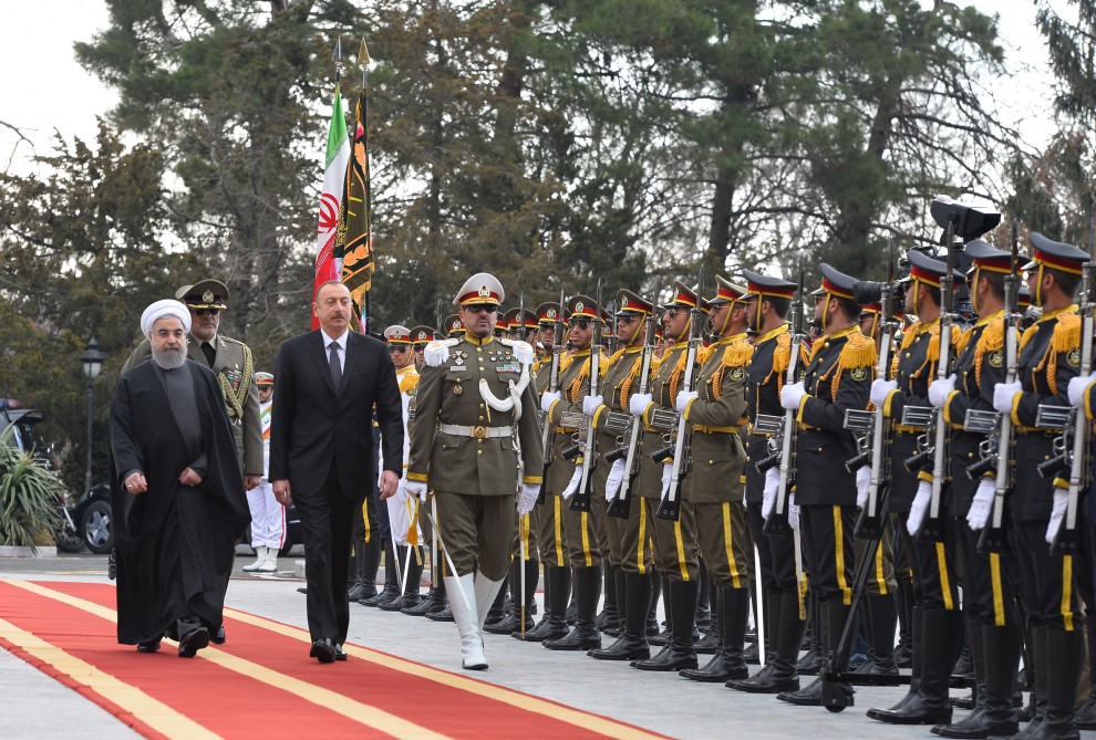Ruhani prezidenti “Sədabad” sarayında qarşıladı - Fotolar
