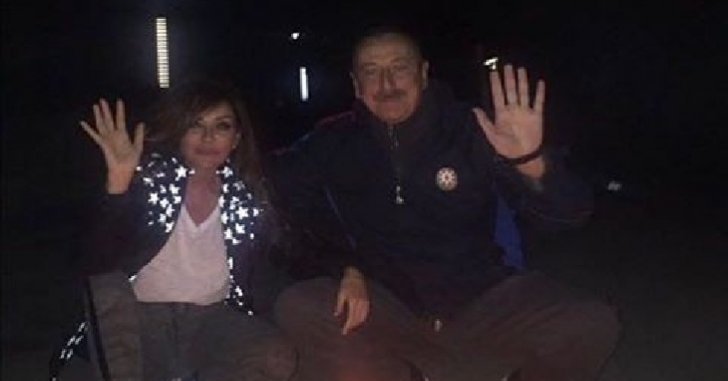 Prezidentlə ailəsi “Yel çərşənbəsi”ni qeyd etdi - MÖHTƏŞƏM GÖRÜNTÜLƏR