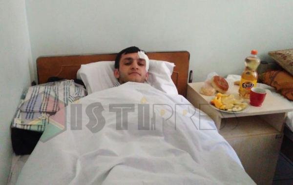 Dəhşətli qəzada yaralanan tələbə: 