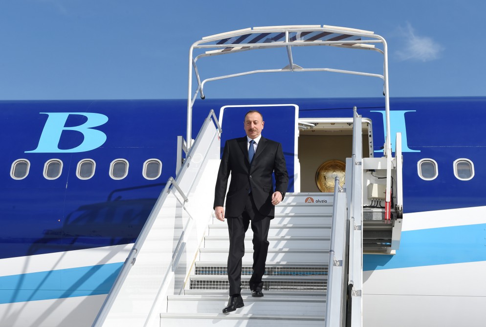 İlham Əliyev Fransada rəsmi səfərdədir - FOTOLAR