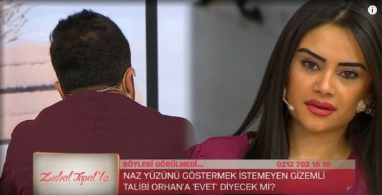 Azərbaycanlı gəlin namizəd Naz canlı yayımda pərt oldu - VİDEO