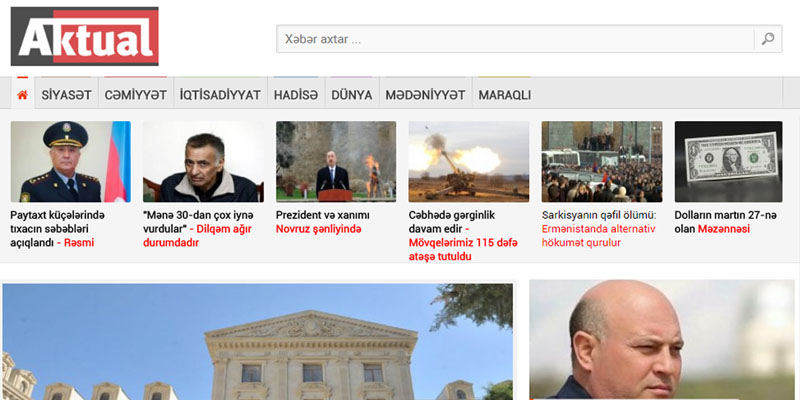 Bu gün Aktual.Az saytının fəaliyyətə başlamasından üç il ötür