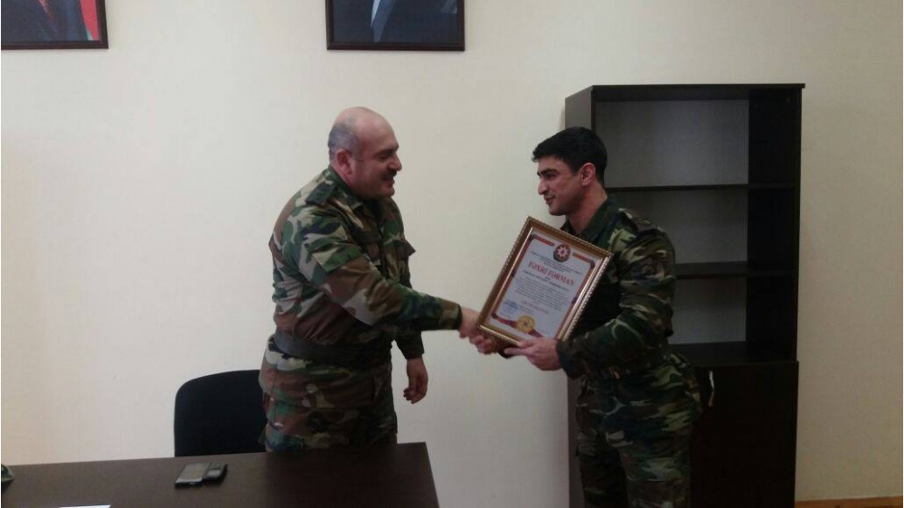 Rövşən Xəlilov FHN-də mükafatlandırıldı