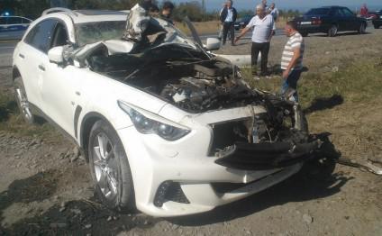 Azərbaycanlı məşhur qəzaya düşdü - Piyadanı vurdu - FOTO