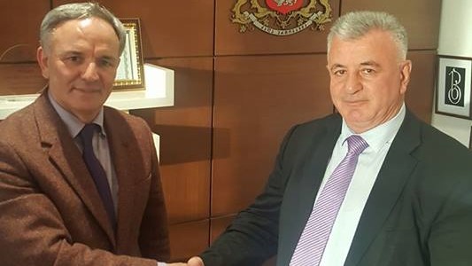 Əflatun Amaşov Gürcüstana səfər edib