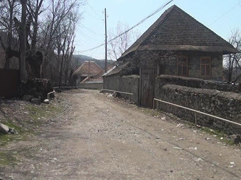 Şəkinin bir kəndində 20-dən çox ev yanıb - VİDEO