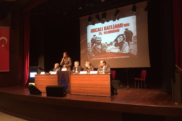 Qənirə Paşayeva İstanbulda Xocalı soyqırımı həqiqətlərindən danışıb