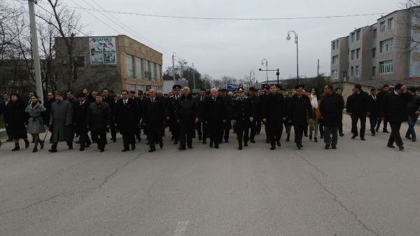 Soyqırım abidəsinə yürüş başladı FOTO