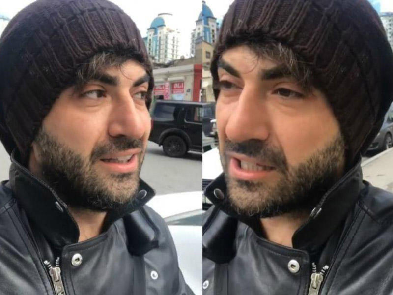 Zaur Bakını piyada gəzdi: