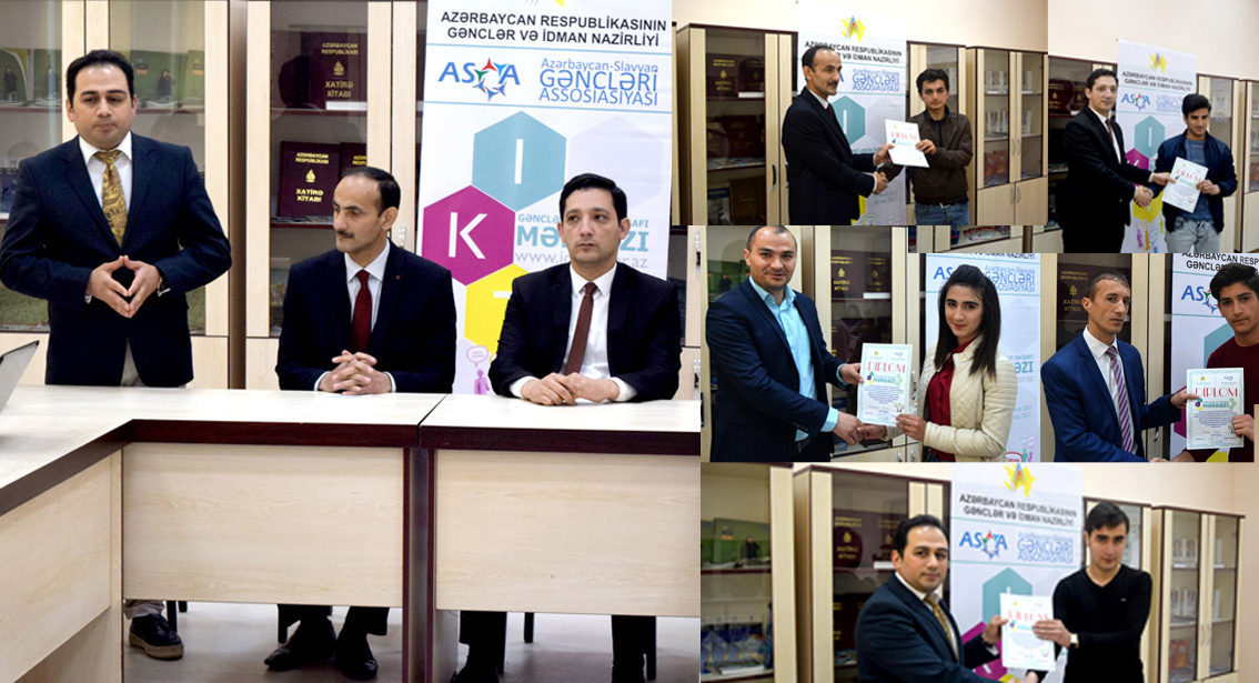 Mingəçevirdə “GƏNCLƏRİN İKT İNKİŞAFI MƏRKƏZİ”nin təqdimatı oldu - GƏNCLƏR və İDMAN NAZİRLİYİNİN DƏSTƏYİ İLƏ+FOTOLAR