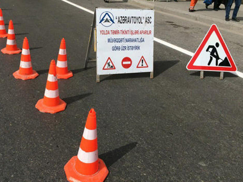 Bu yolda hərəkət məhdudlaşdırılır - XƏRİTƏ