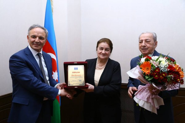 Görkəmli jurnalist Ülkər Hüseynovanın 80 illiyi qeyd olundu – Fotolar