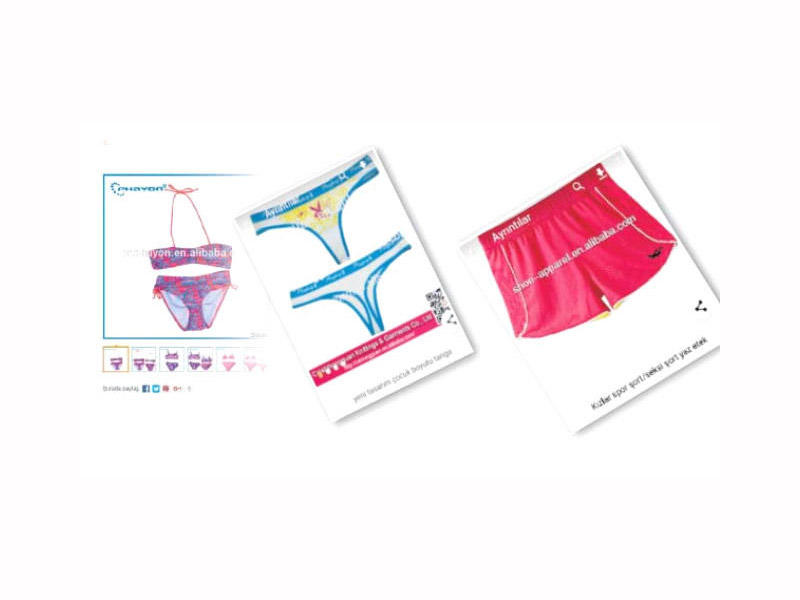 Alış-veriş saytında biabırçılıq: seksual uşaq bikiniləri - FOTO