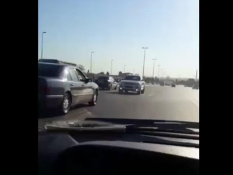 Azərbaycanda toy karvanında təhlükəli hərəkət - 