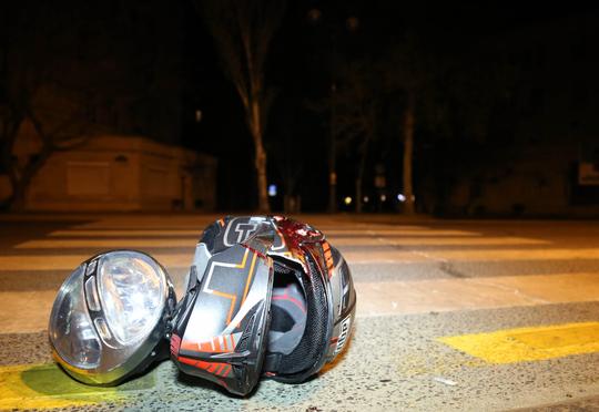 Bakıda piyadanı motosiklet öldürdü - VİDEO