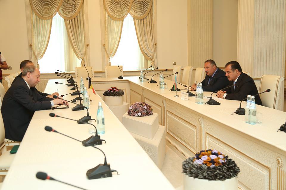 Elmar Vəliyev Belçika Krallığının Azərbaycandakı səfiri cənab Bert Skufsu qəbul edib