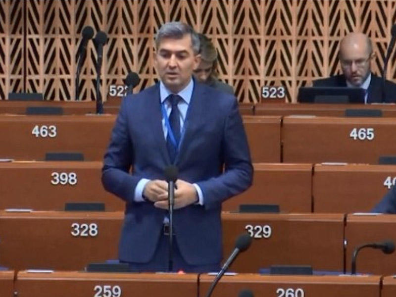 Azərbaycanlı deputat AŞPA-da erməniləri ifşa etdi