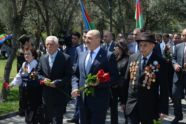 Nəsimi rayonunda II Dünya Müharibəsində tarixi Qələbənin 72-ci ildönümü qeyd olunub