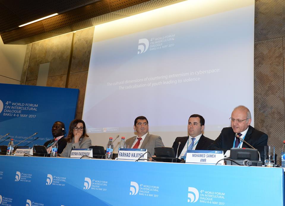 Fərhad Hacıyev IV Ümumdünya Mədəniyyətlərarası Dialoq Forumunda çıxış edib