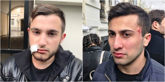 Moskvada ermənilərlə azərbaycanlılar arasında DAVA DÜŞDÜ - FOTOLAR