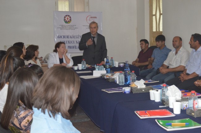 Məcburi köçkünlərə tibbi təlim keçirildi - FOTO