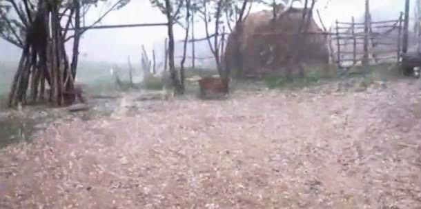 May ayında Azərbaycana şiddətli dolu yağdı - VİDEO