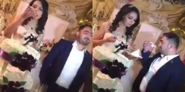 Azərbaycanda toyda çəkilmiş bu VİDEO REKORD QIRIR: Bəy gəlini pərt etdi və...