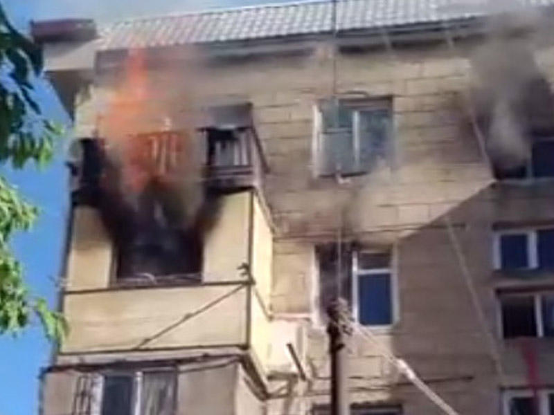 Bakıdakı dəhşətli yanğından YENİ GÖRÜNTÜLƏR - VİDEO