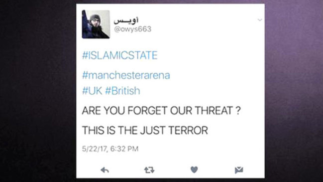 Hamı onun axtarır - Mançester terrorundan əvvəl QORXUNC TVİT - FOTO