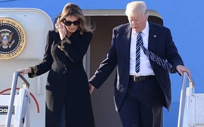 Xanımı Trampı yenə pərt etdi - VİDEOYA DİQQƏT