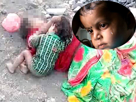 Dünyanı sarsıdan mənzərə - Körpə ölmüş anasının südünü əmdi - VİDEO - FOTOLAR