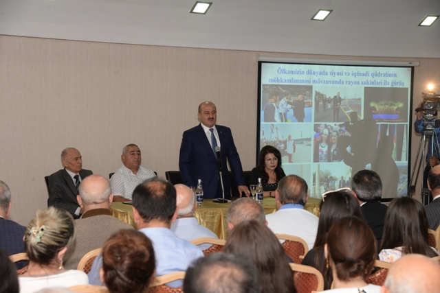 “Ölkəmizin dünyada siyasi və iqtisadi qüdrətinin möhkəmlənməsi dövlətimizin prioritet məqsədidir” – Nəsimi rayon sakinləri ilə görüş