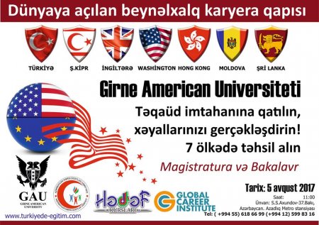 Dünyanın 7 ölkəsində ödənişsiz təhsil almaq istəyənlərə ŞAD XƏBƏR