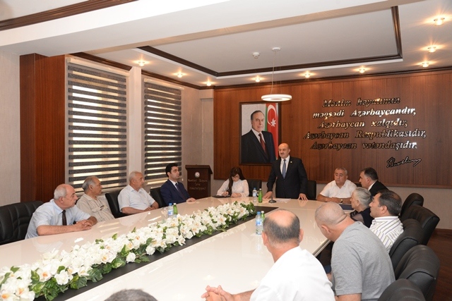 Nəsimi rayonunda 15 iyun Qurtuluş günü ərəfəsində  Qarabağ müharibəsi veteranları, əlilləri və şəhid ailələri ilə görüş keçirilib