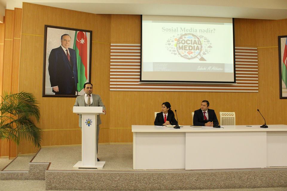 Binəqədi rayonunda Gənclər və İdman Nazirliyinin dəstəyi ilə IV İslam Həmrəylik Oyunlarının Sosial şəbəkələrdə təbliğat kampaniyası ilə bağlı təlim keçilib