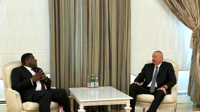 İLHAM ƏLIYEV MARTIN ÇUNQONQU QƏBUL ETDI