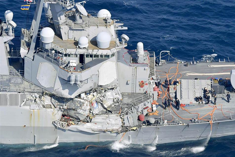 Yaponiya sahillərində ABŞ hərbi gəmisi ilə Filippin ticarət gəmisi toqquşdu — 7 hərbçi itkin düşüb