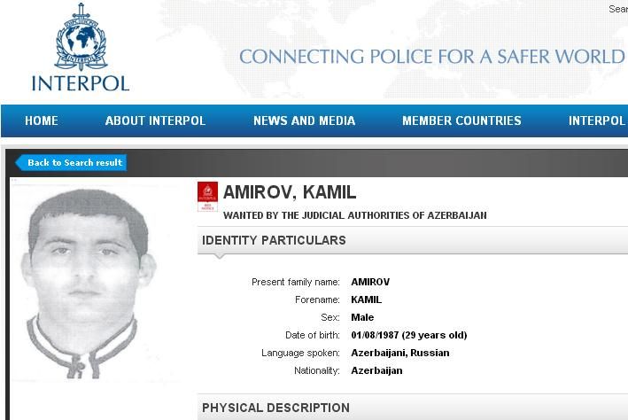 ADAM OĞURLUĞUNDA TƏQSIRLƏNDIRILƏN 5 NƏFƏR İNTERPOL XƏTTI ILƏ AXTARIŞA VERILIB