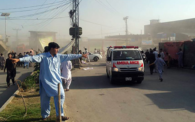 PAKISTANDAKI PARTLAYIŞDA ÖLÜ SAYI 57-YƏ ÇATIB